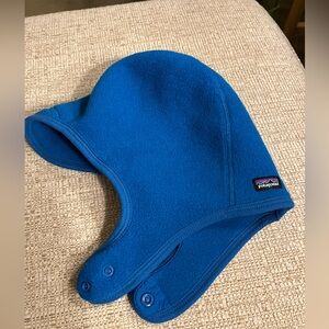Patagonia Vibrant Blue Fleece Hat Baby Infant
